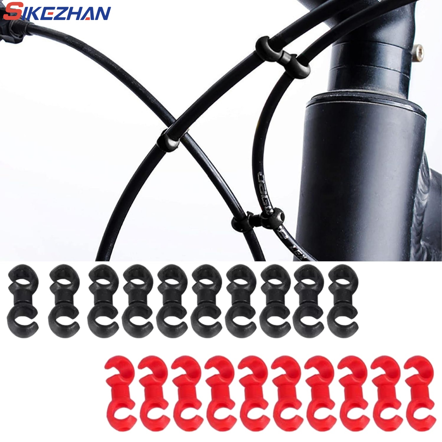 Cycling Gear Parts - 10 adet/takım Bisiklet Çapraz Hat Klipleri