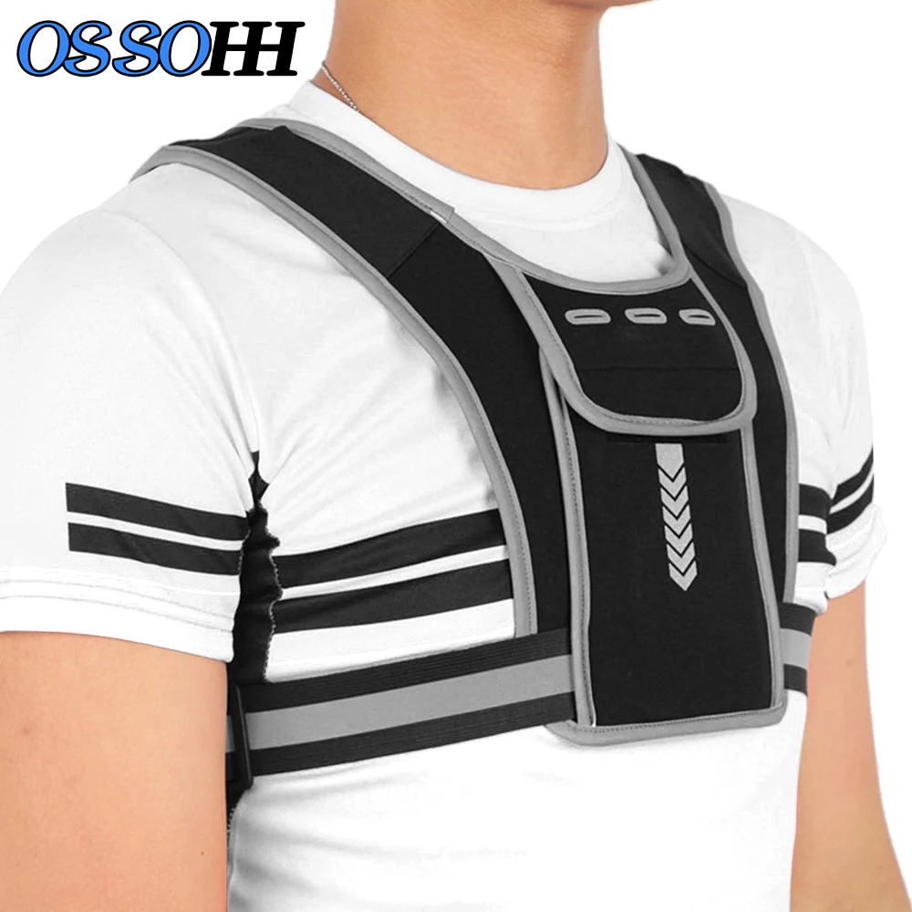 Reflective Cycling Vest - 1 Adet Yansıtıcı Koşu Yeleği, Nefes