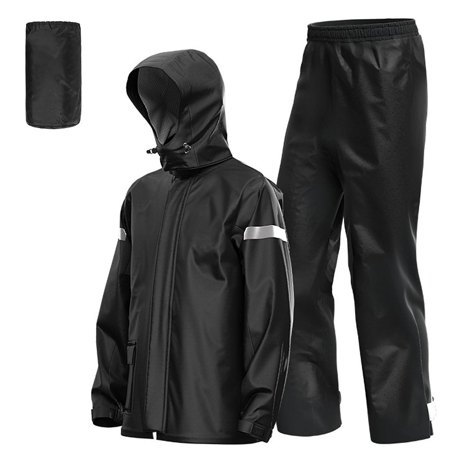 Cycling Gear In Rain - Erkekler için Motosiklet Yağmurluk, Dış Mekan