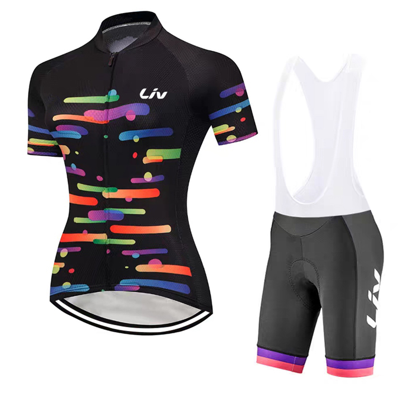 Cycling Gear Girls - LIV kadın bisiklet forması seti, yazlık