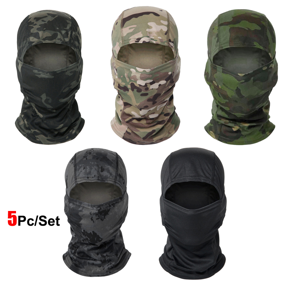 Aero Cycling Helmet - 5 adet/takım kamuflaj Balaclava şapka bisiklet