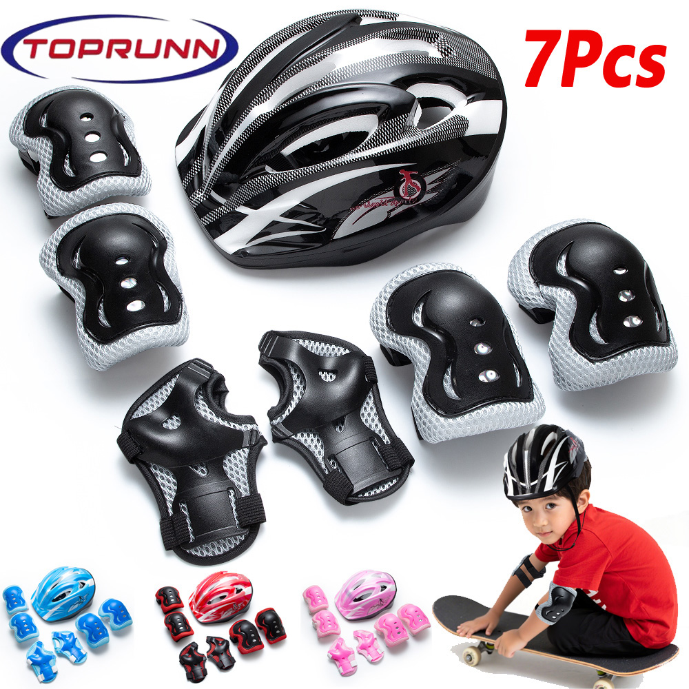 Cycling Protective Gear For Kids - 7'si 1 Arada Çocuk Koruyucu Ekipman