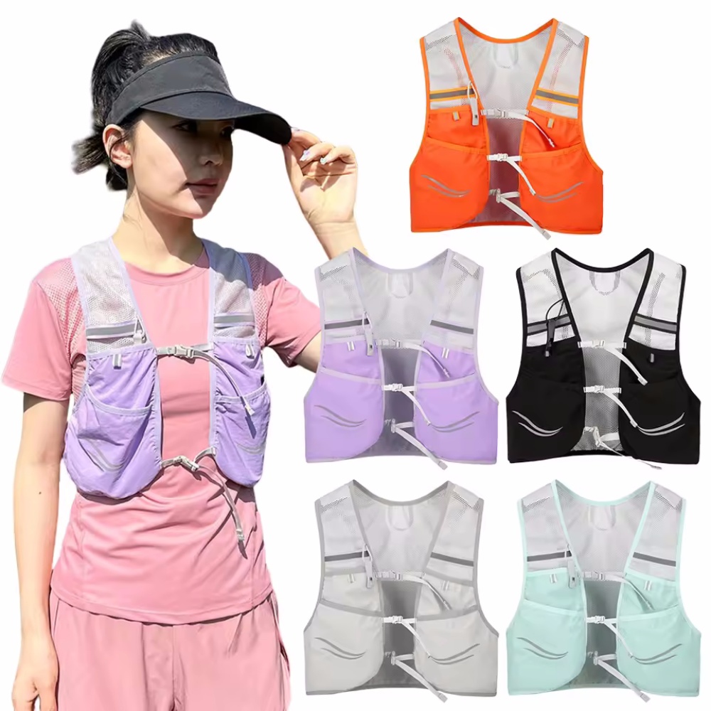 Reflective Cycling Vest - Yansıtıcı koşu atleti sıvı alımı koşu