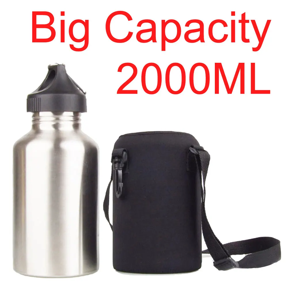 Cycling Gear Pack - 2000ML spor su şişesi seti kamp