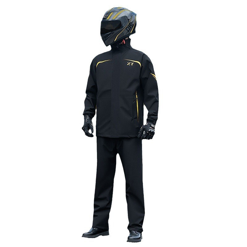 Cycling Gear In Rain - Motosiklet Dökülen Yağmurluk Pantolon Ceket Su