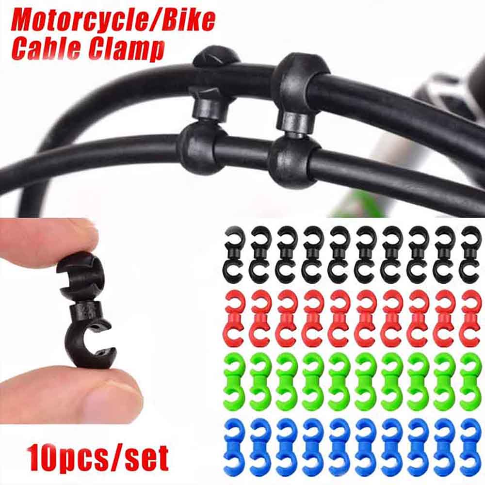 Cycling Gear Parts - 10 adet dönebilen MTB fren kablosu