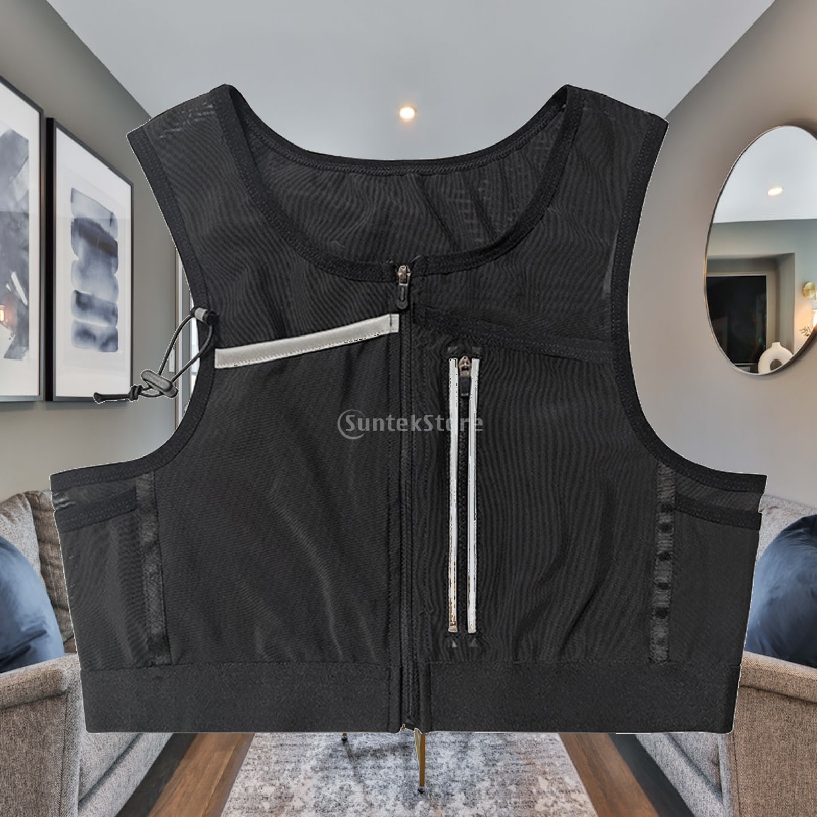 Reflective Cycling Vest - Koşu Yeleği Çantası Göğüs Çantası Bisiklet