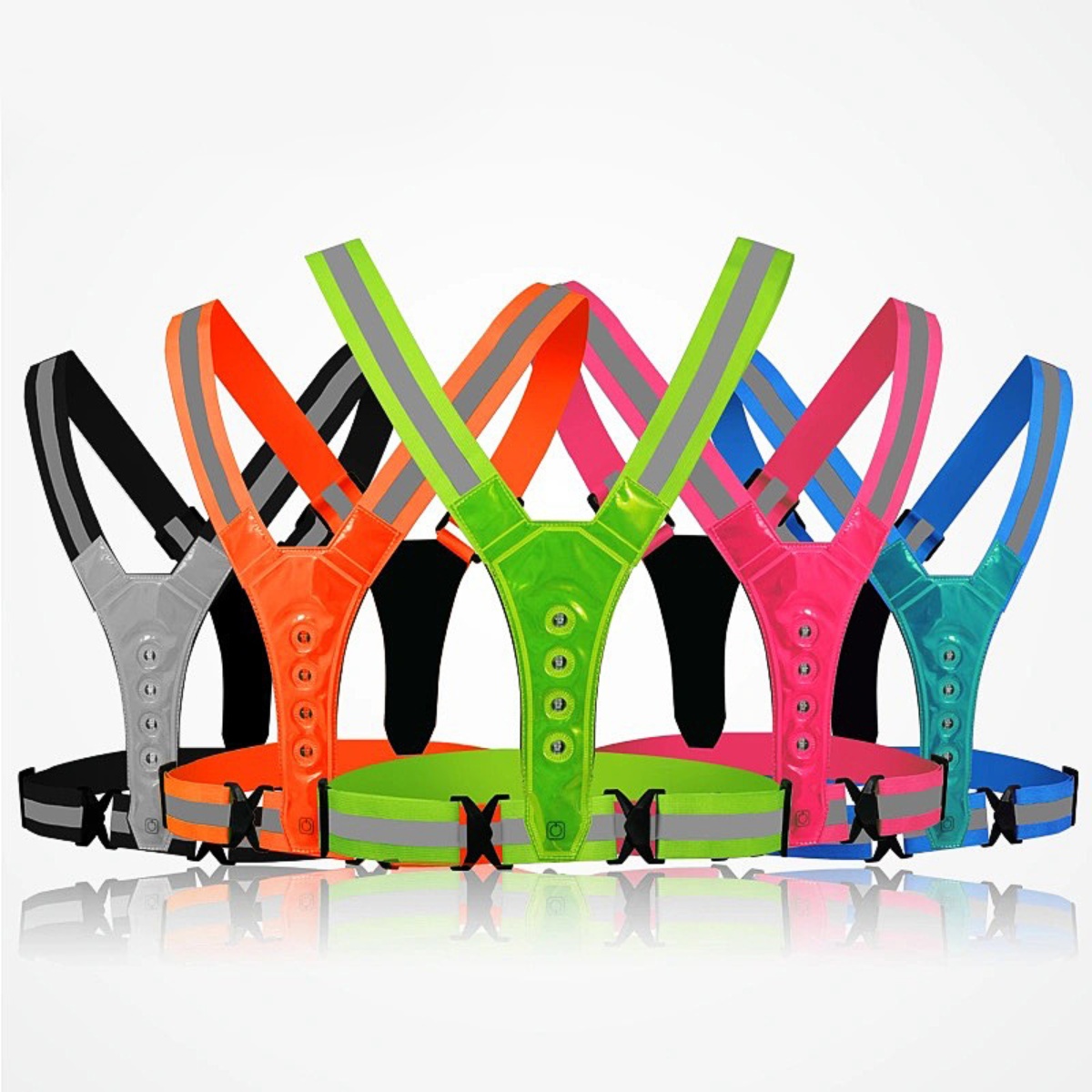 Cycling Gear In Winter - Erkekler ve Kadınlar için Ayarlanabilir LED
