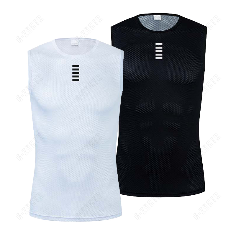 Reflective Cycling Vest - Bisiklet Taban Katmanı Yansıtıcı İç Beyaz