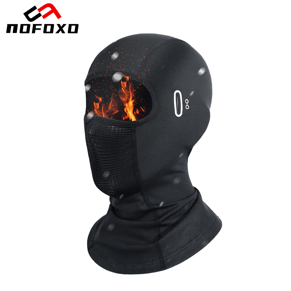 Cycling Gear In Winter - NOFOXO Kış Motosiklet Sürme Yüz Maskesi