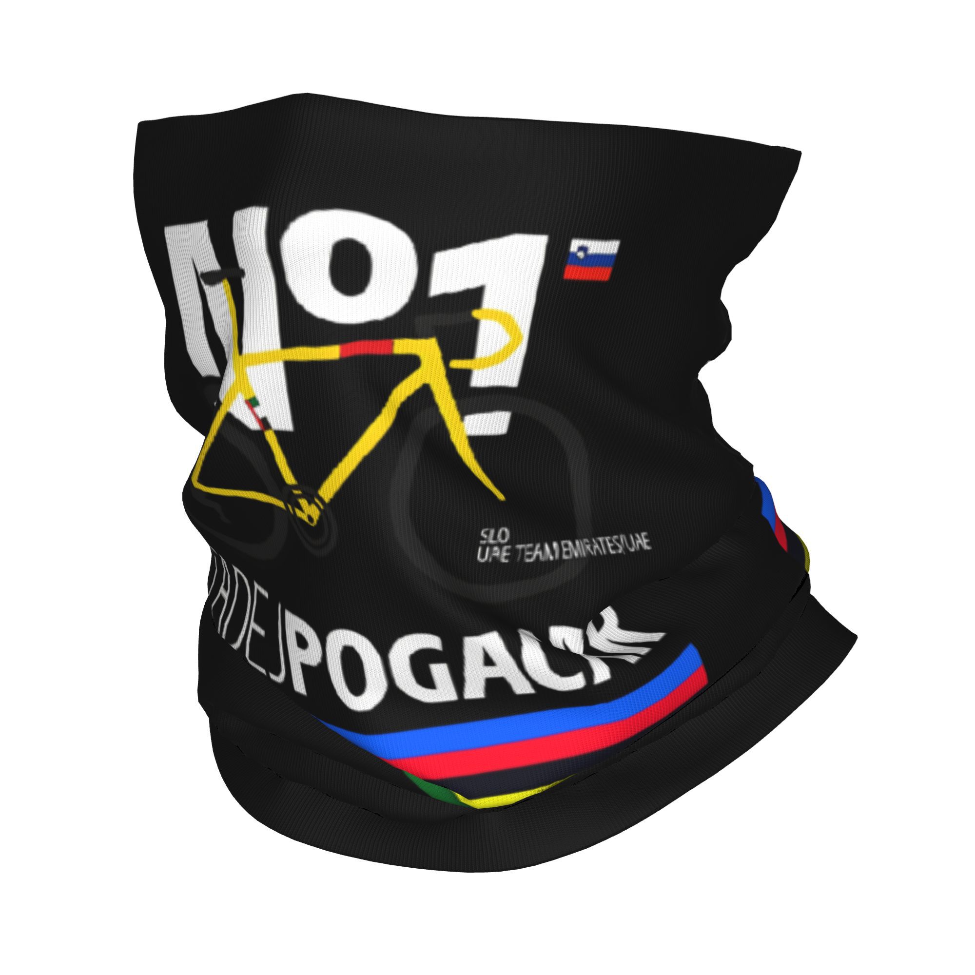 Cycling Face Mask - Tadej Pogacar Bisiklet Bandana Boyun Körüğü