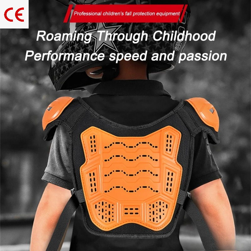 Cycling Protective Gear For Kids - Çocuklar için Moto Tam Zırh Seti,