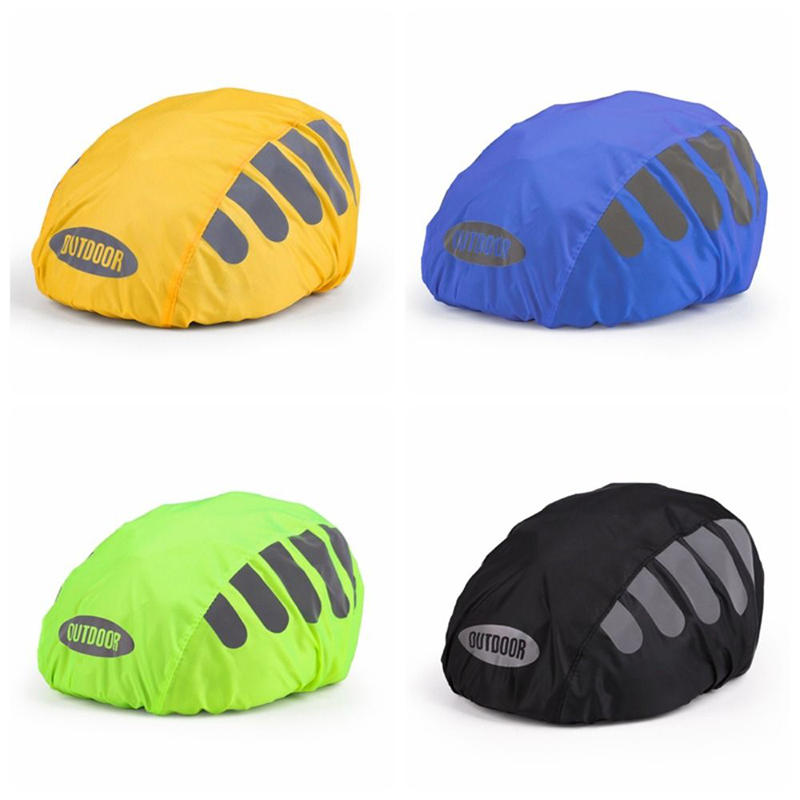 Cycling Gear In Rain - 1 adet bisiklet kaskı yağmur kılıfı