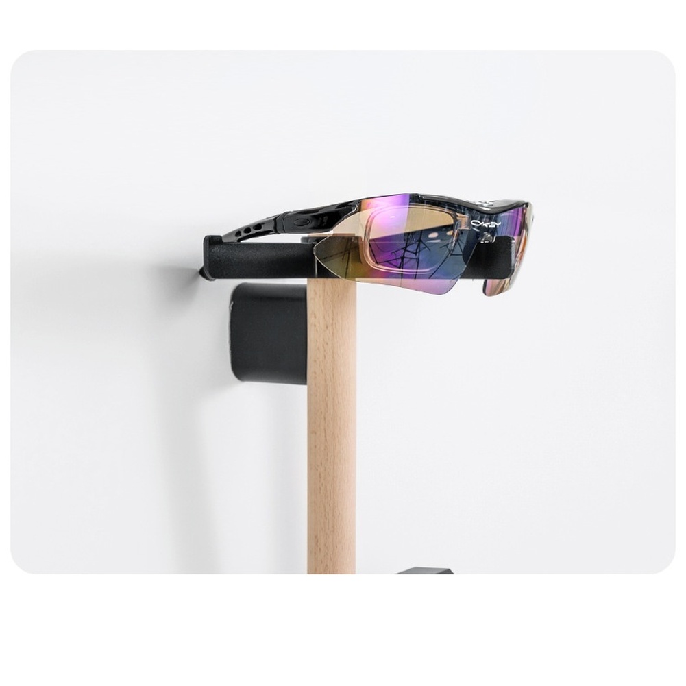 Cycling Gear Wall Mount - Kask, Bisiklet Bilgisayarı ve Gözlüklerin Esnek