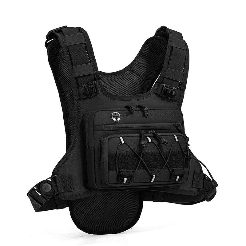 Reflective Cycling Vest - Taktik Çanta Ön Göğüs Askılı Yelek