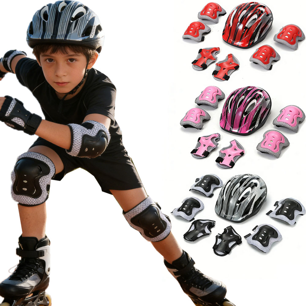 Cycling Protective Gear For Kids - Bisiklet Spor Koruyucu Ekipman Seti Ayarlanabilir