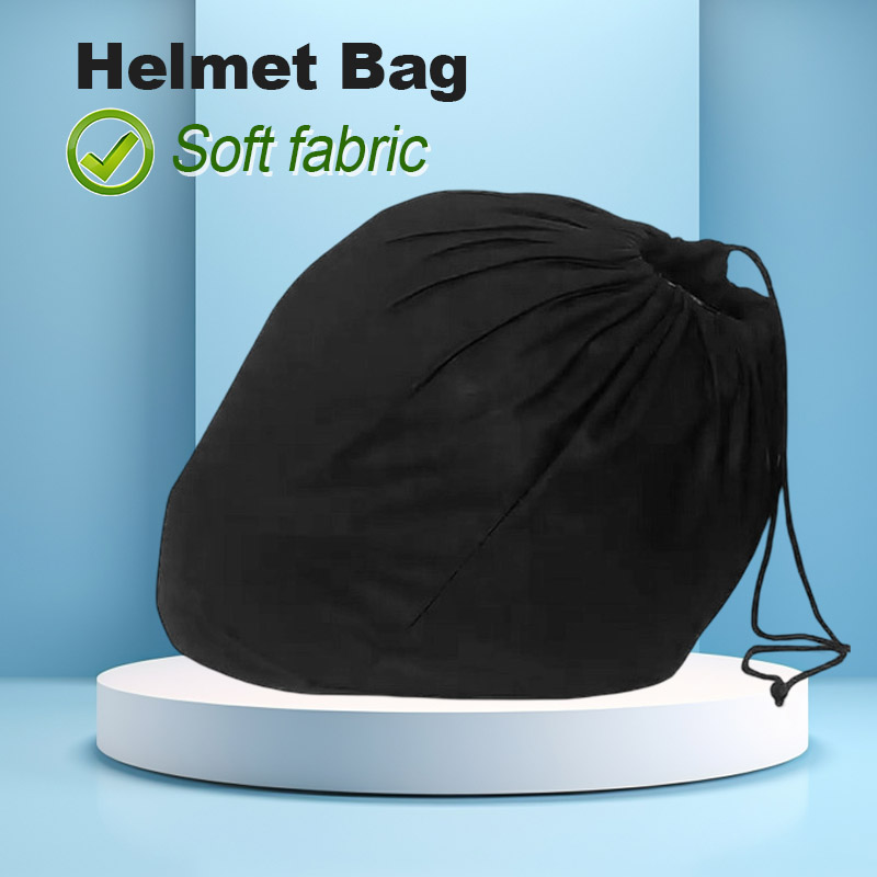 Bicycle Helmet - Yumuşak Kask Çantası Peluş İpli Cepli