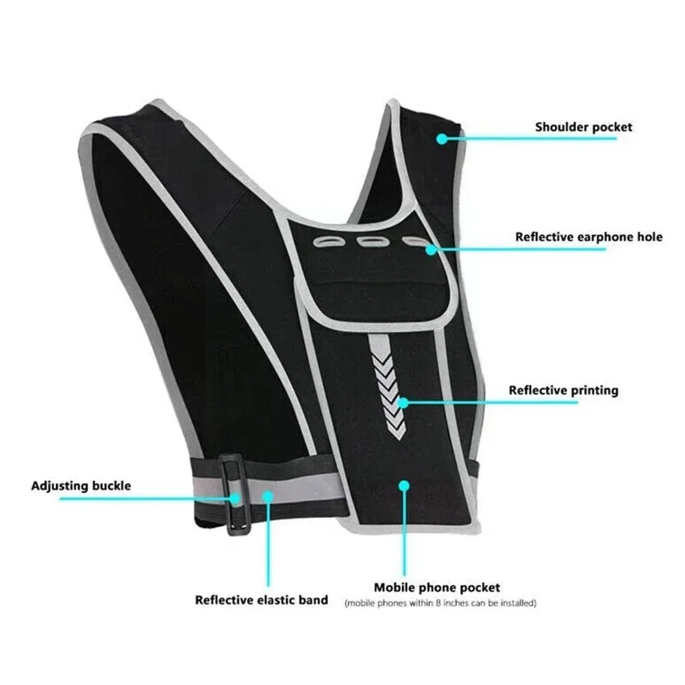 1 Adet Yansıtıcı Koşu Yeleği,  - Reflective Cycling Vest incelemesi ve fiyatı