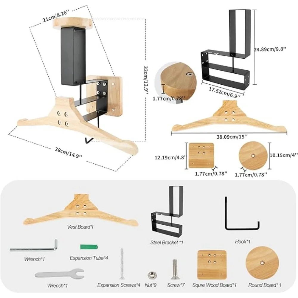 Motosiklet 1 ADET Ahşap Kask T - Cycling Gear Wall Mount incelemesi ve fiyatı