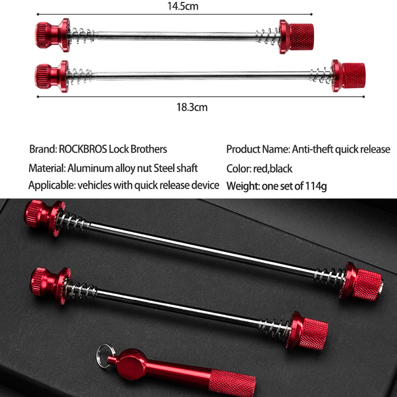 ROCKBROS Bisiklet Hızlı Bırakm - Quick Release Skewer incelemesi ve fiyatı
