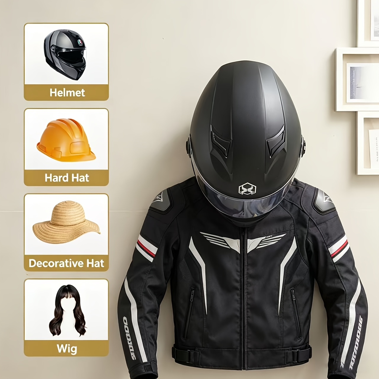 Motosiklet Kask Tutucu Masif A - Cycling Gear Wall Mount incelemesi ve fiyatı