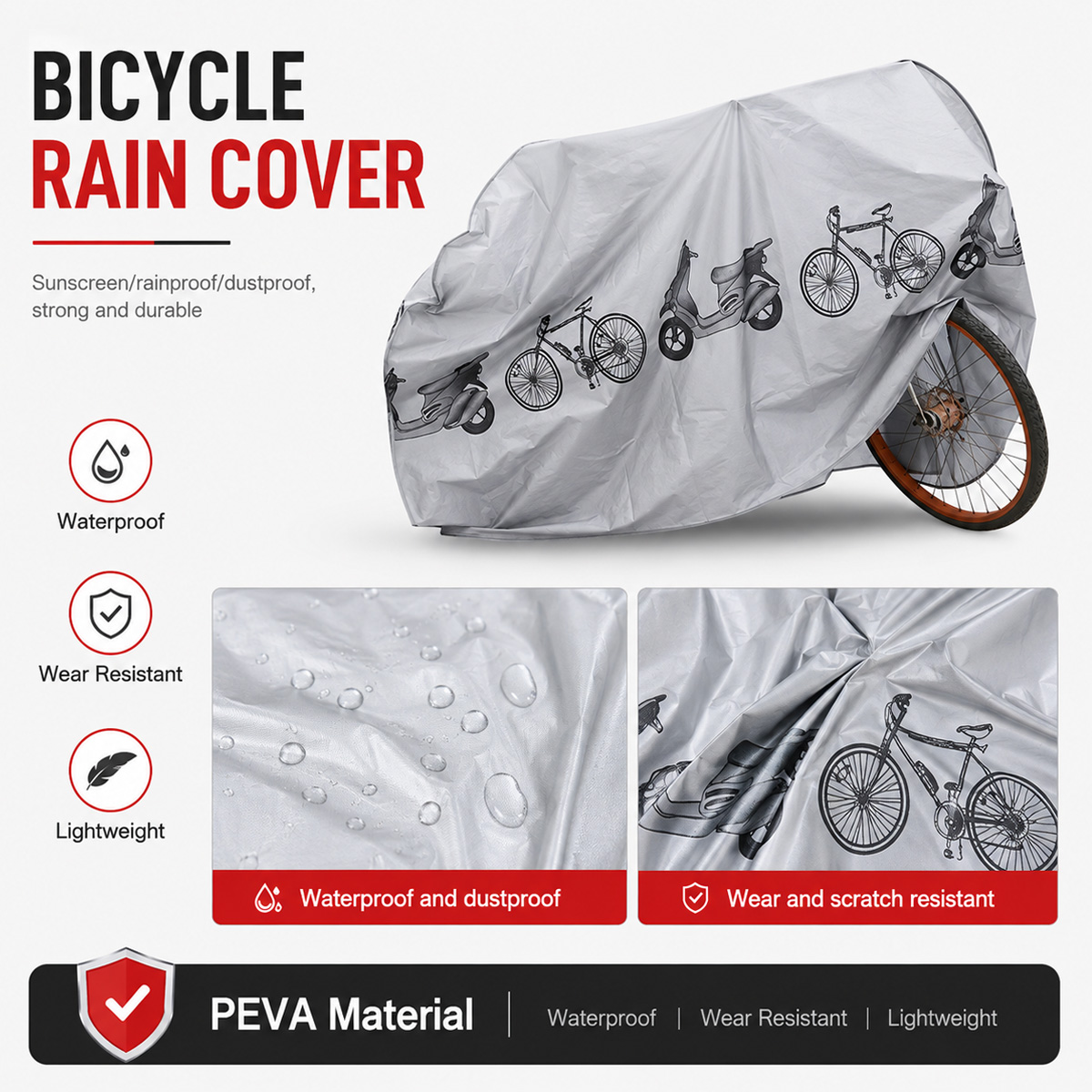 PINMOAP Evrensel Bisiklet Yağm - Cycling Gear In Rain incelemesi ve fiyatı
