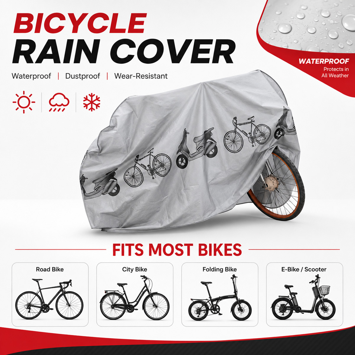 PINMOAP Evrensel Bisiklet Yağm - Cycling Gear In Rain incelemesi ve fiyatı