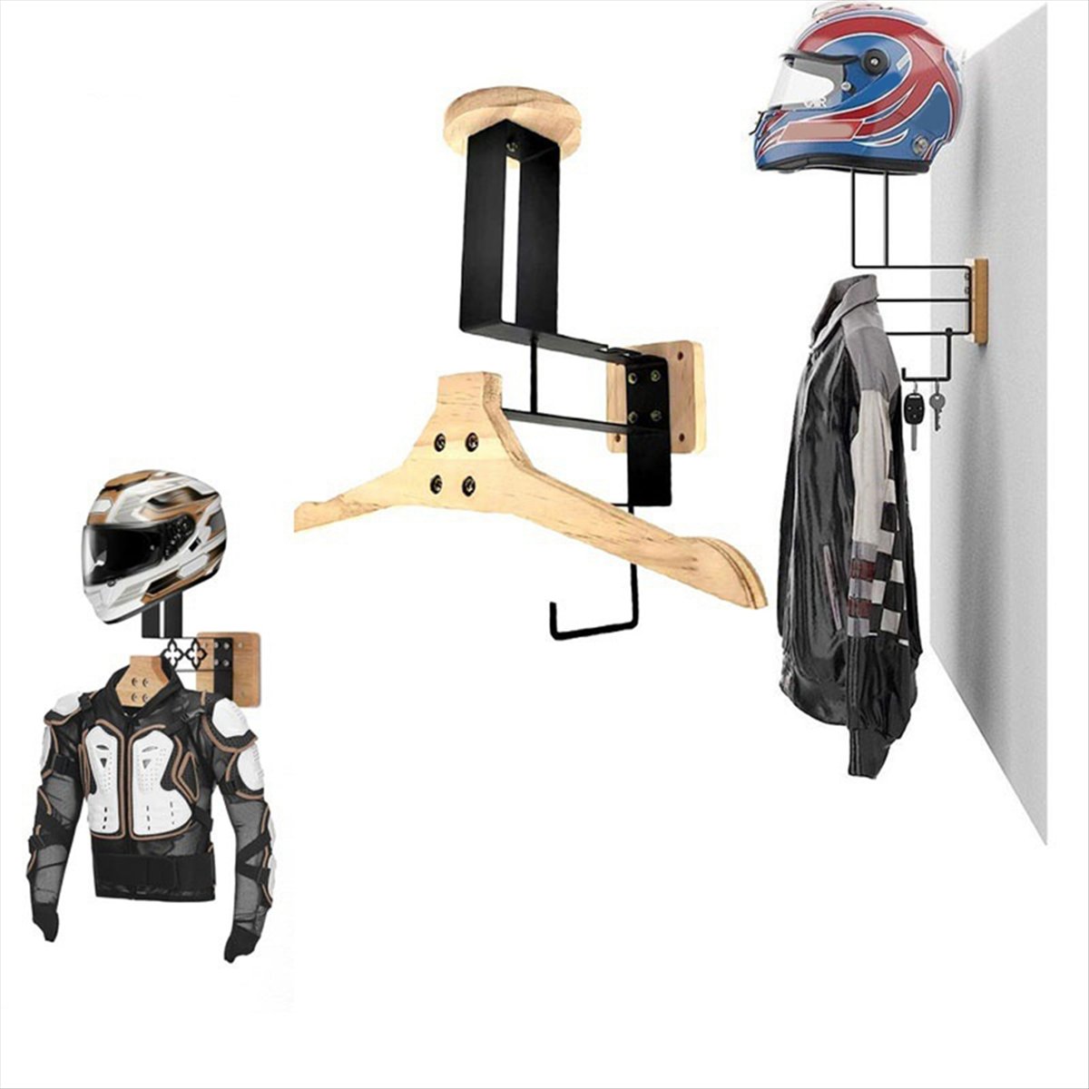 Yeni gelen motosiklet ahşap ka - Cycling Gear Wall Mount incelemesi ve fiyatı