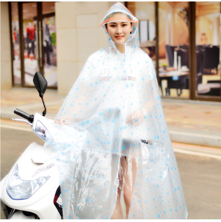 Kalın PVC Motosiklet Yağmurluk - Cycling Gear In Rain incelemesi ve fiyatı