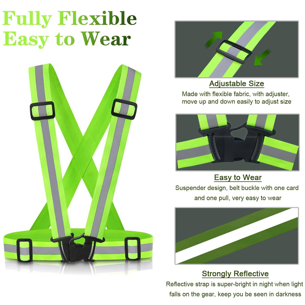 1 adet gece koşu yeleği yüksek - Reflective Cycling Vest incelemesi ve fiyatı