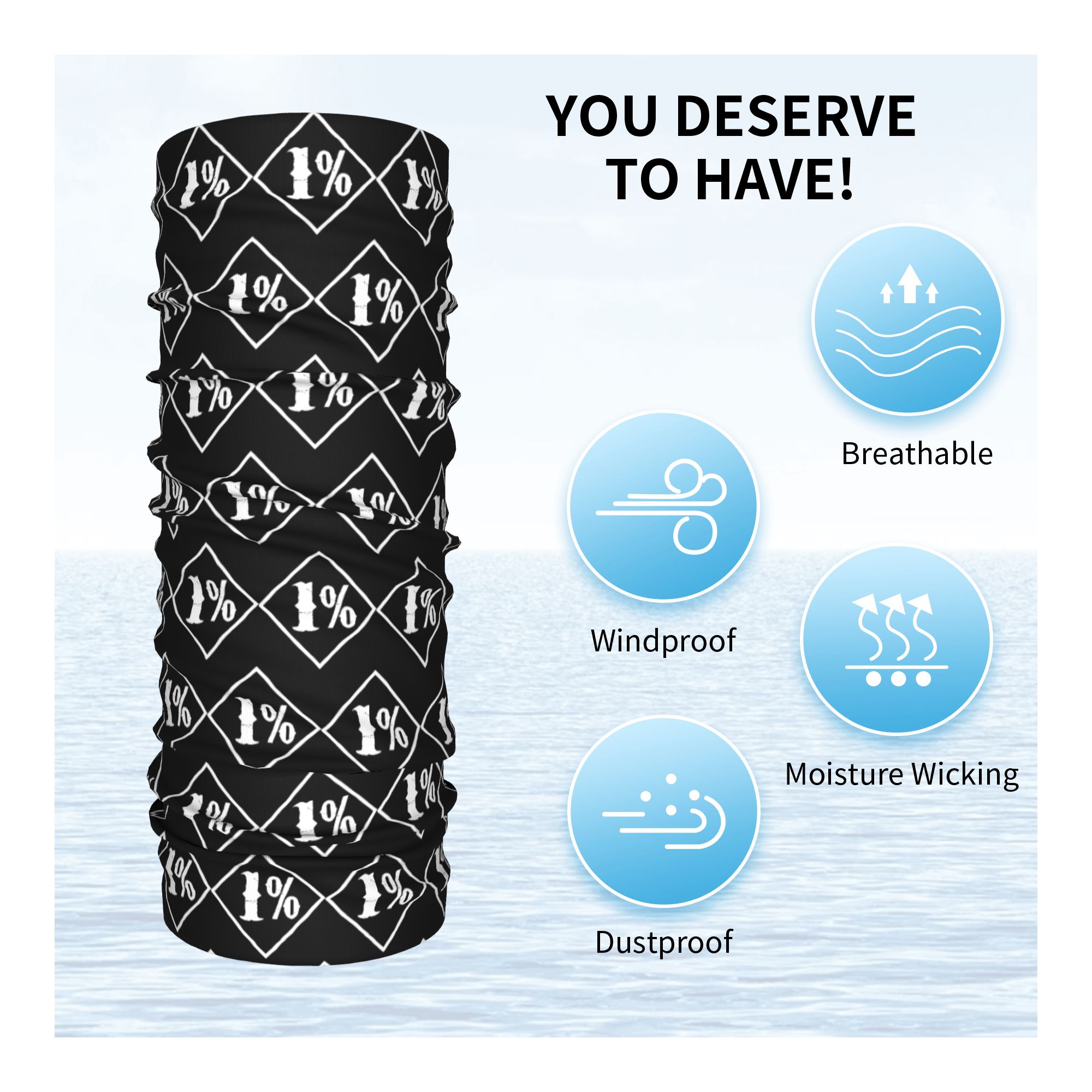 One percent 1% Bandana Boyun Ö - Cycling Face Mask incelemesi ve fiyatı