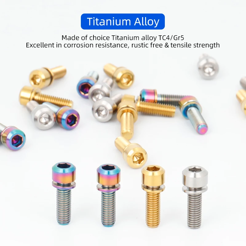6 adet M5x16/18/20mm Titanyum  - Cycling Gear Parts incelemesi ve fiyatı