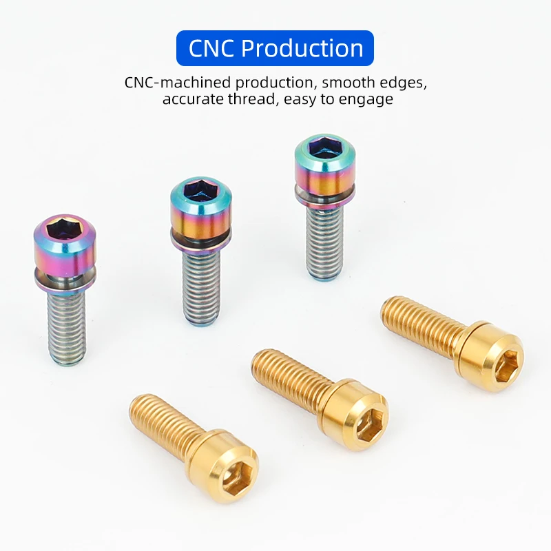 6 adet M5x16/18/20mm Titanyum  - Cycling Gear Parts incelemesi ve fiyatı