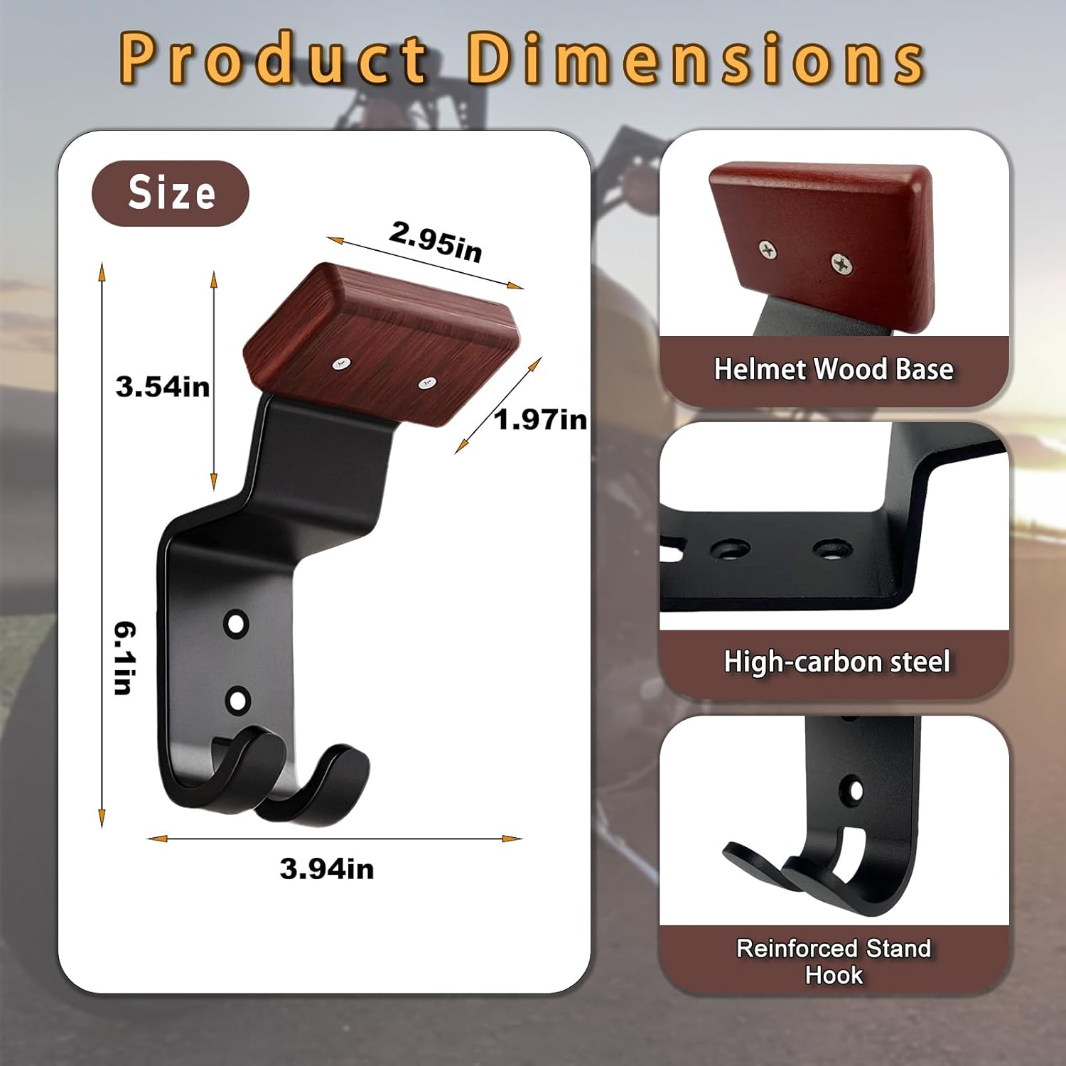 Motosiklet Kaskı Askısı Duvar  - Cycling Gear Wall Mount incelemesi ve fiyatı
